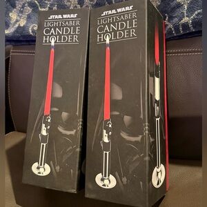 Star Wars Red and Black Candle Holders